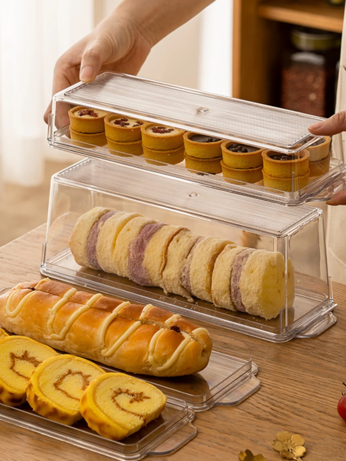 Food Grade Sealed Cake Roll Pr - огляд і ціна Food Storage For Refrigerator
