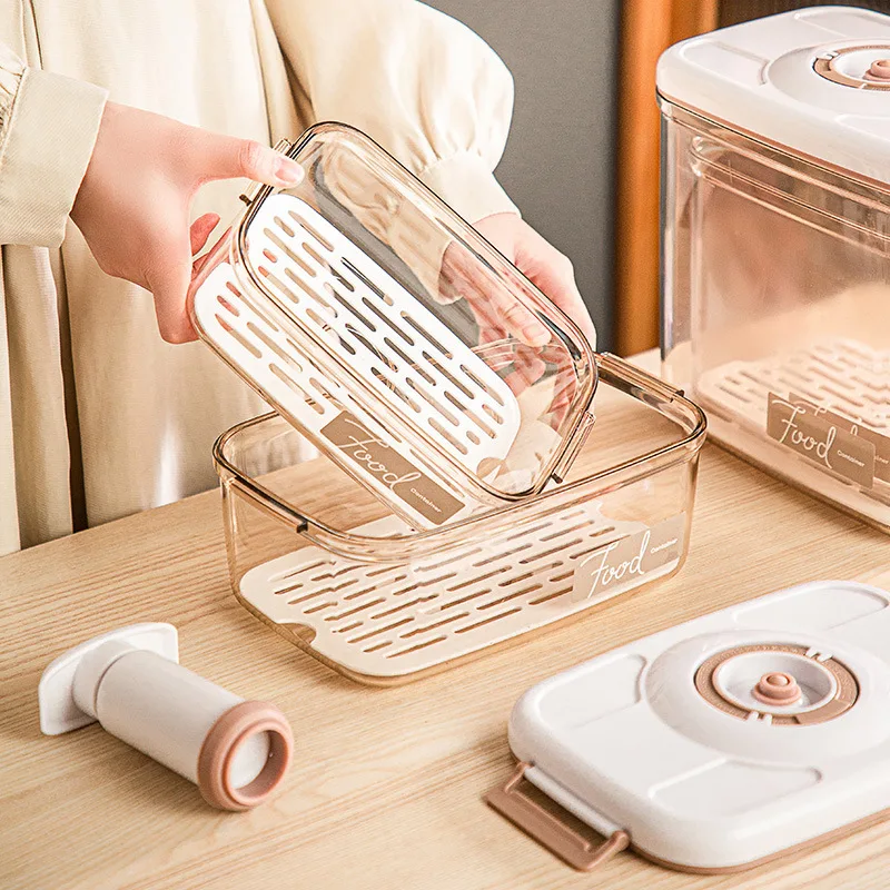 Vacuum sealed canister househo - огляд і ціна Food Storage Vacuum Containers