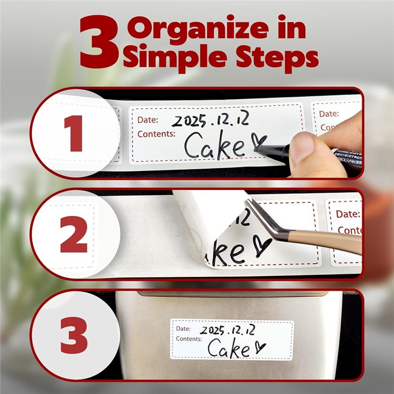 A68P-300Pcs Removable Freezer  - огляд і ціна Food Storage Label