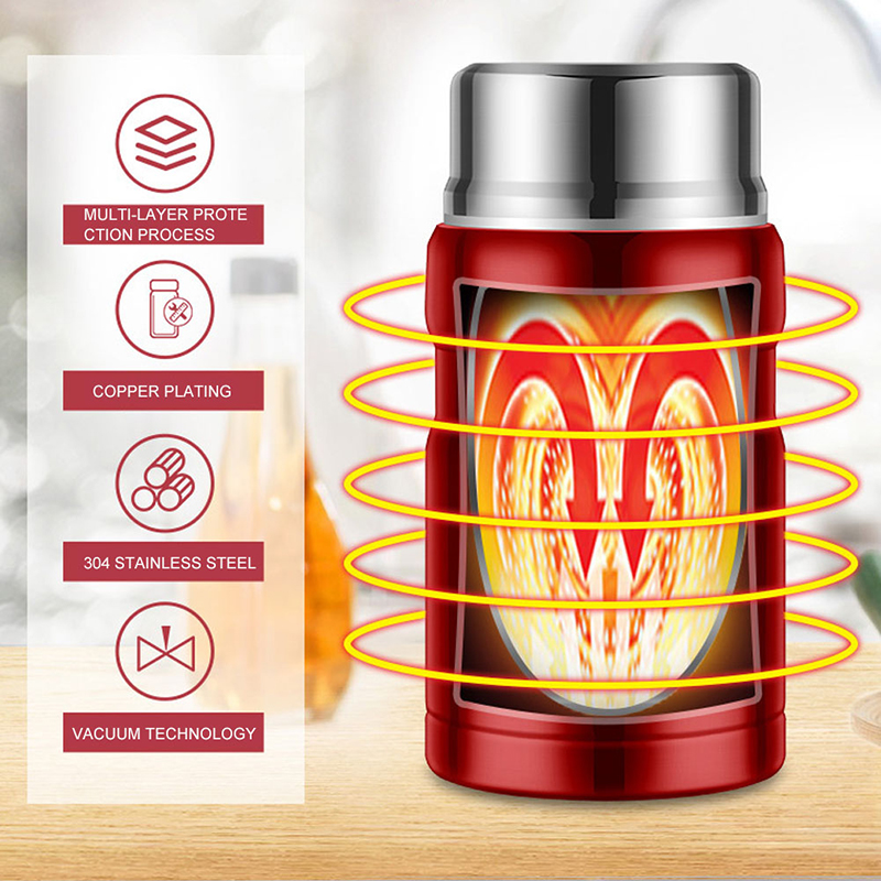 500/750ml Stainless Steel Food - огляд і ціна Food Storage Thermos
