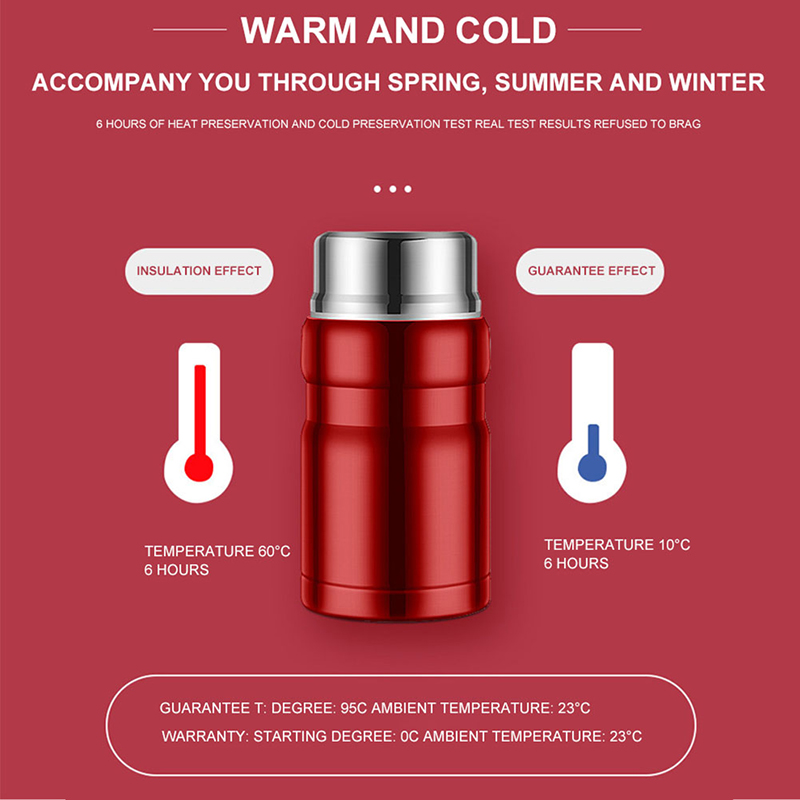 500/750ml Stainless Steel Food - огляд і ціна Food Storage Thermos
