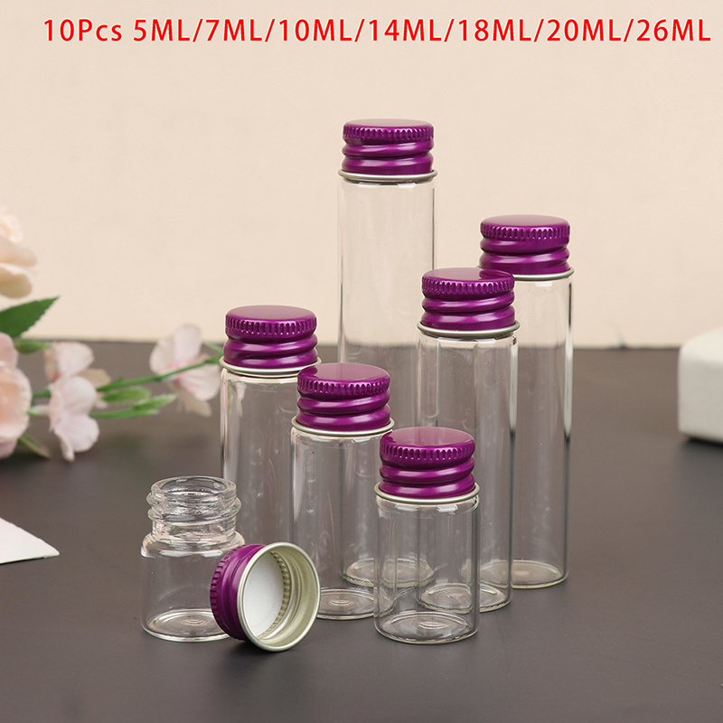 10Pcs 5/7/10/14/20/26ML Glass  - огляд і ціна Food Storage Glass Box