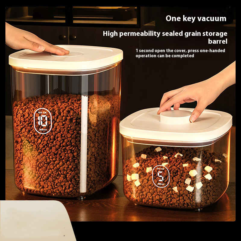 Cat Food Storage Bucket, Seale - огляд і ціна Food Storage Vacuum Containers