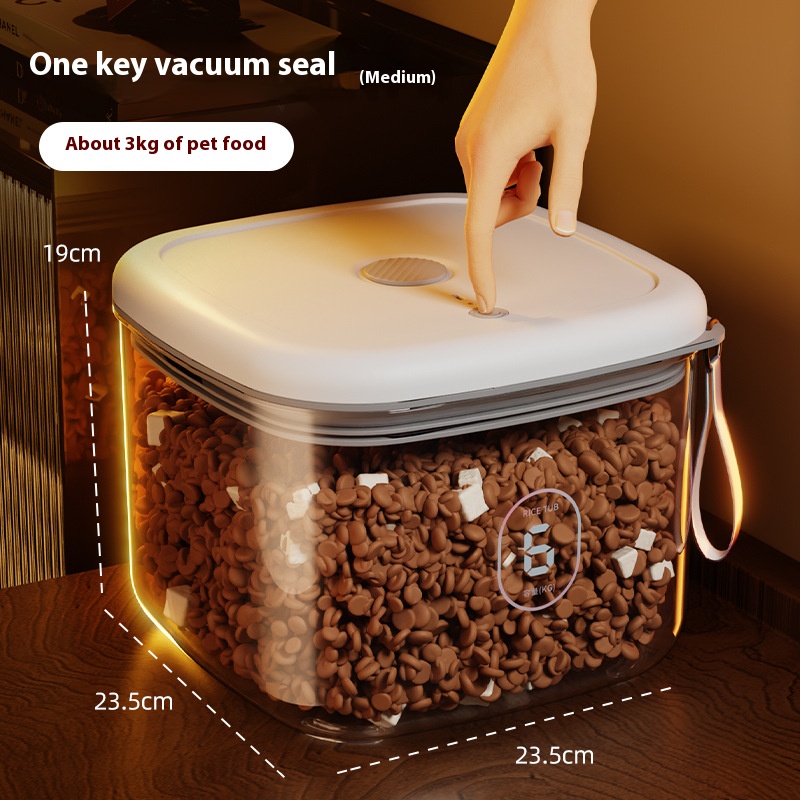 Cat Food Storage Bucket, Seale - огляд і ціна Food Storage Vacuum Containers