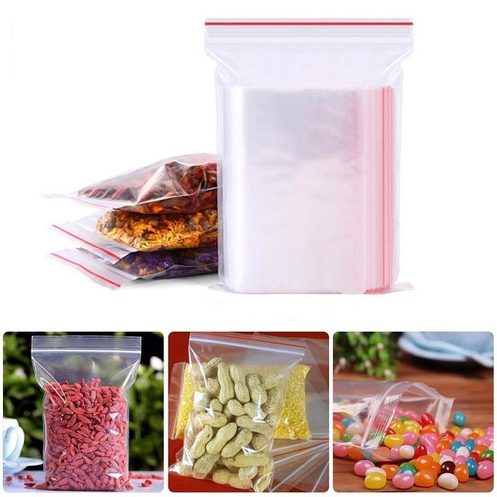 100-1000Pcs Small Zip Lock Pla - огляд і ціна Lock And Lock Food Storage