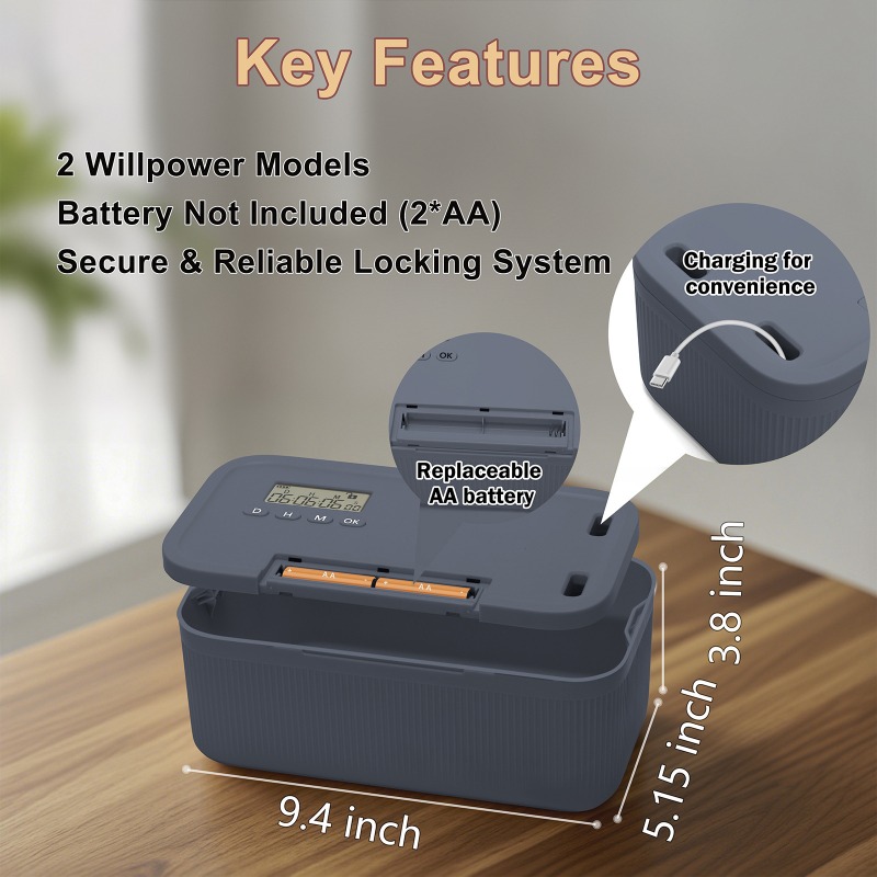 Lock Box with Timer Phone Lock - огляд і ціна Food Storage Locker