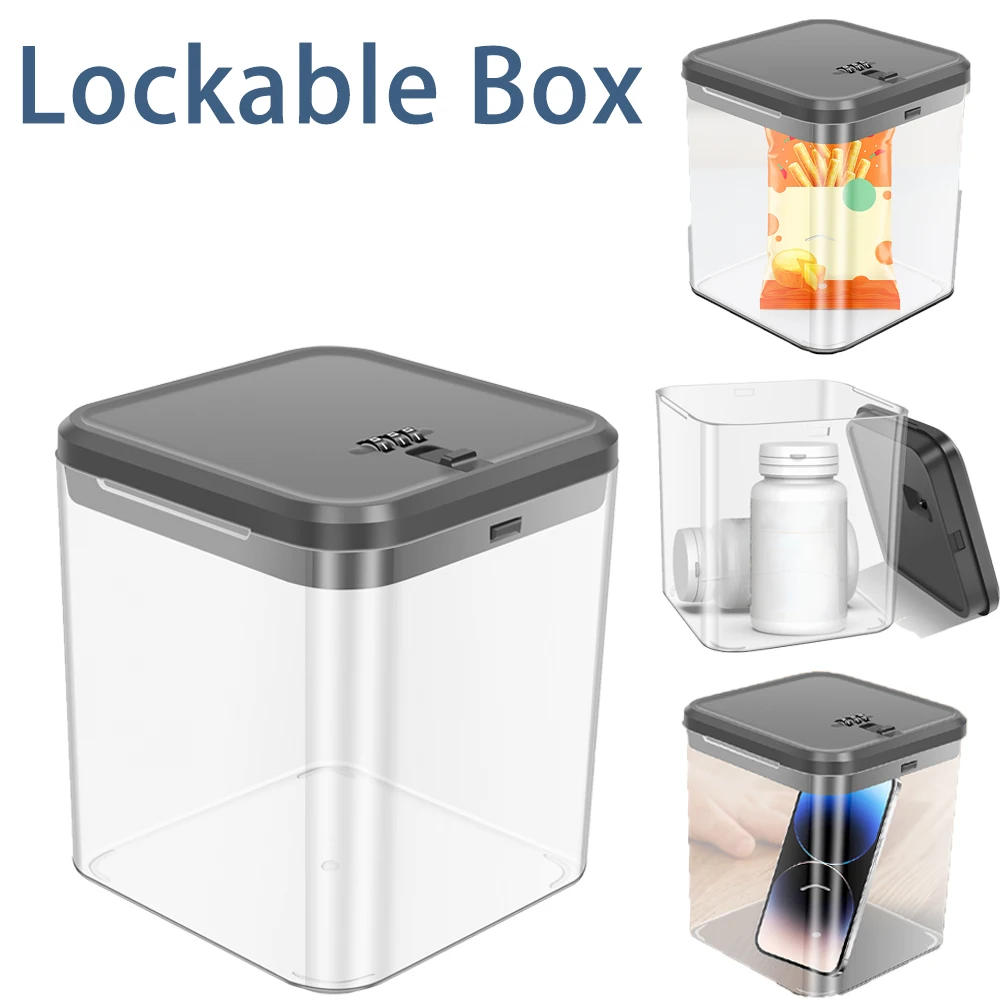 Transparent Lock Box with Pass - огляд і ціна Food Storage Locker
