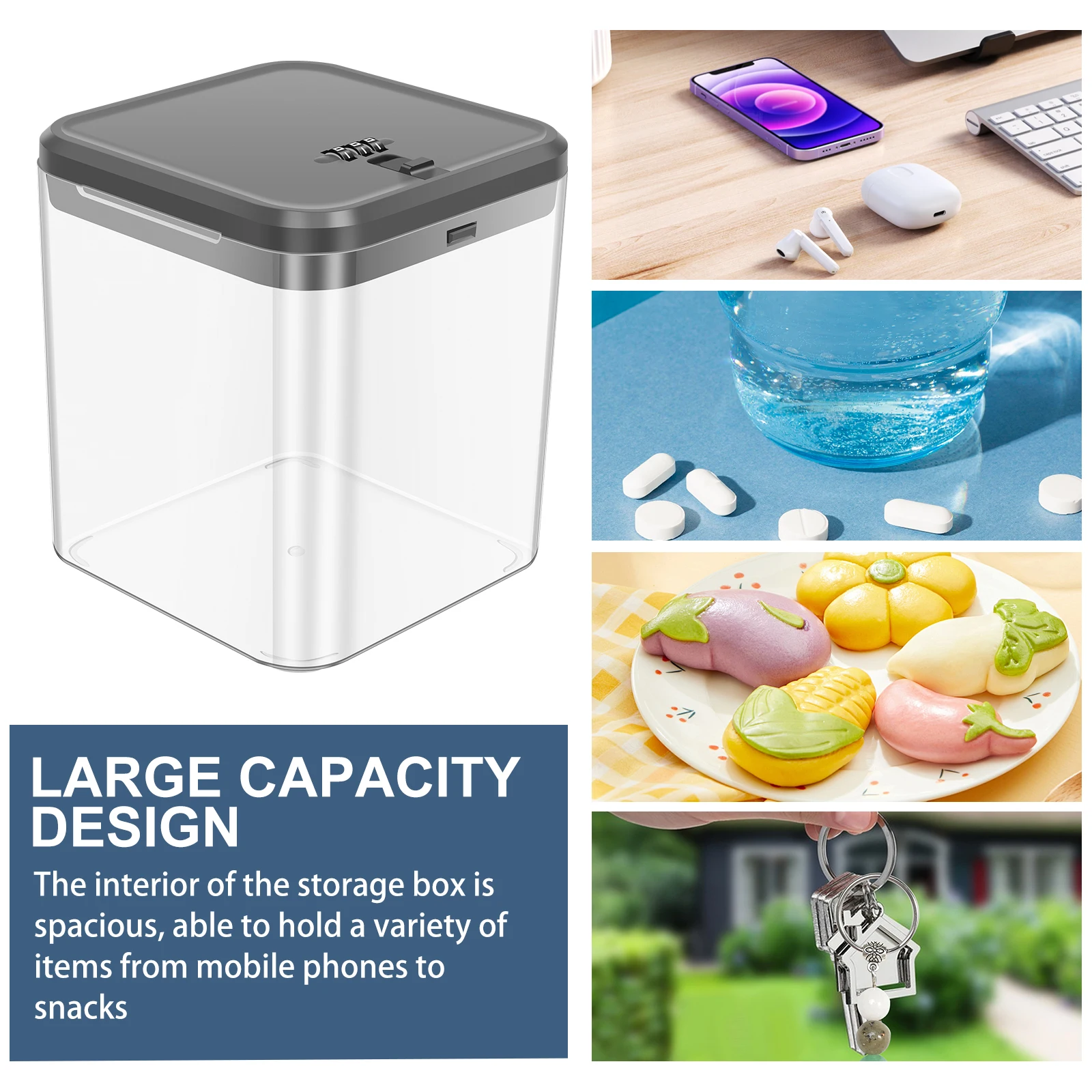 Transparent Lock Box with Pass - огляд і ціна Food Storage Locker