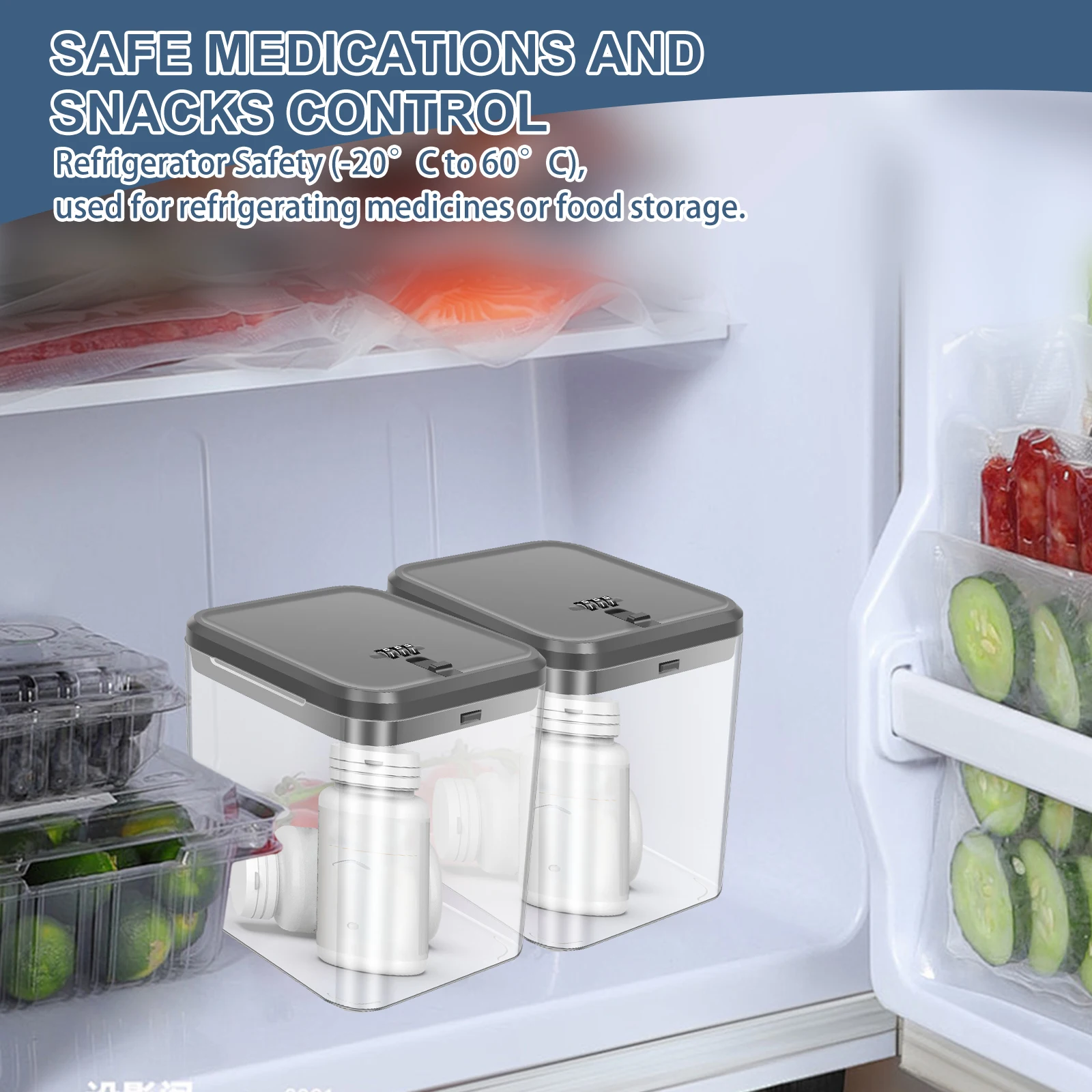 Transparent Lock Box with Pass - огляд і ціна Food Storage Locker