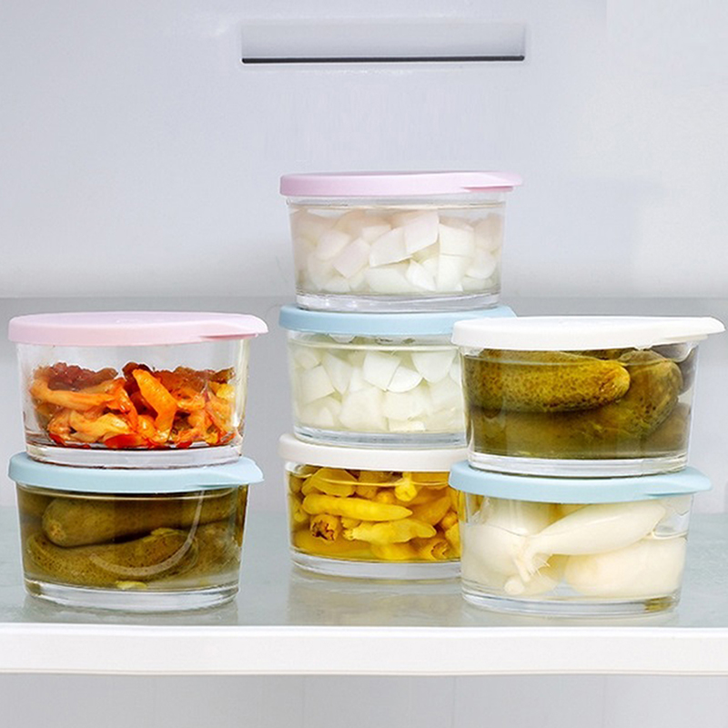 ●Microwave Safe Round Food Sto - огляд і ціна Food Storage Glass Box
