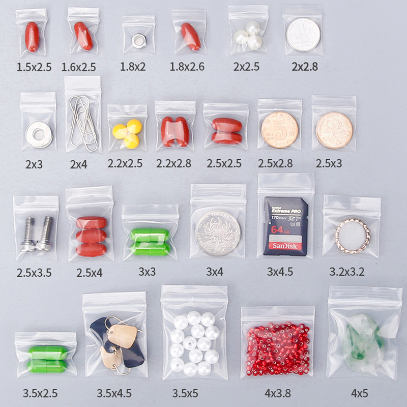Mini Zip Lock Bags, Plastic Pa - огляд і ціна Food Storage Locker