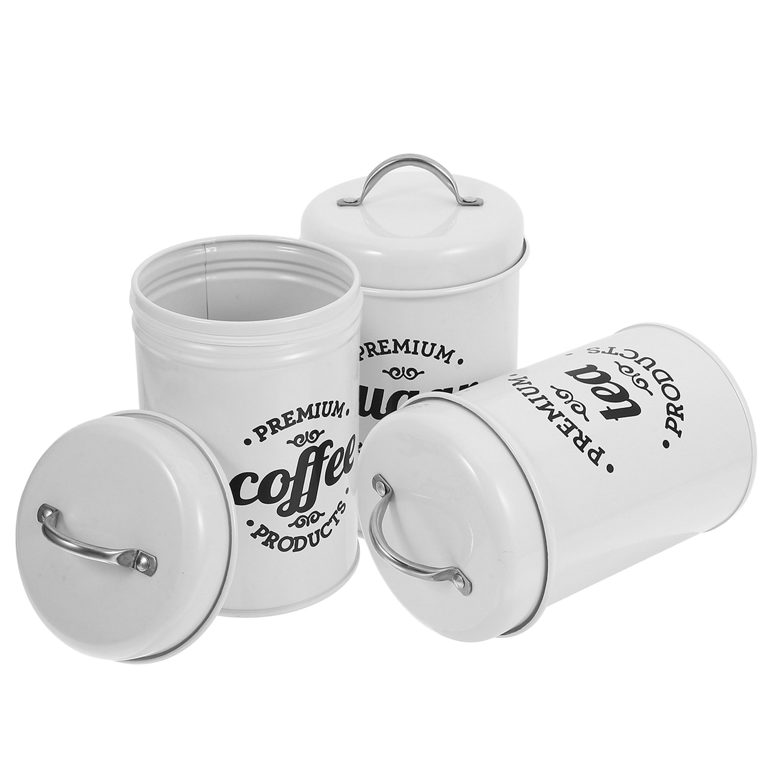 Elegant Airtight Iron Canister - огляд і ціна Food Storage Kitchen Container Set