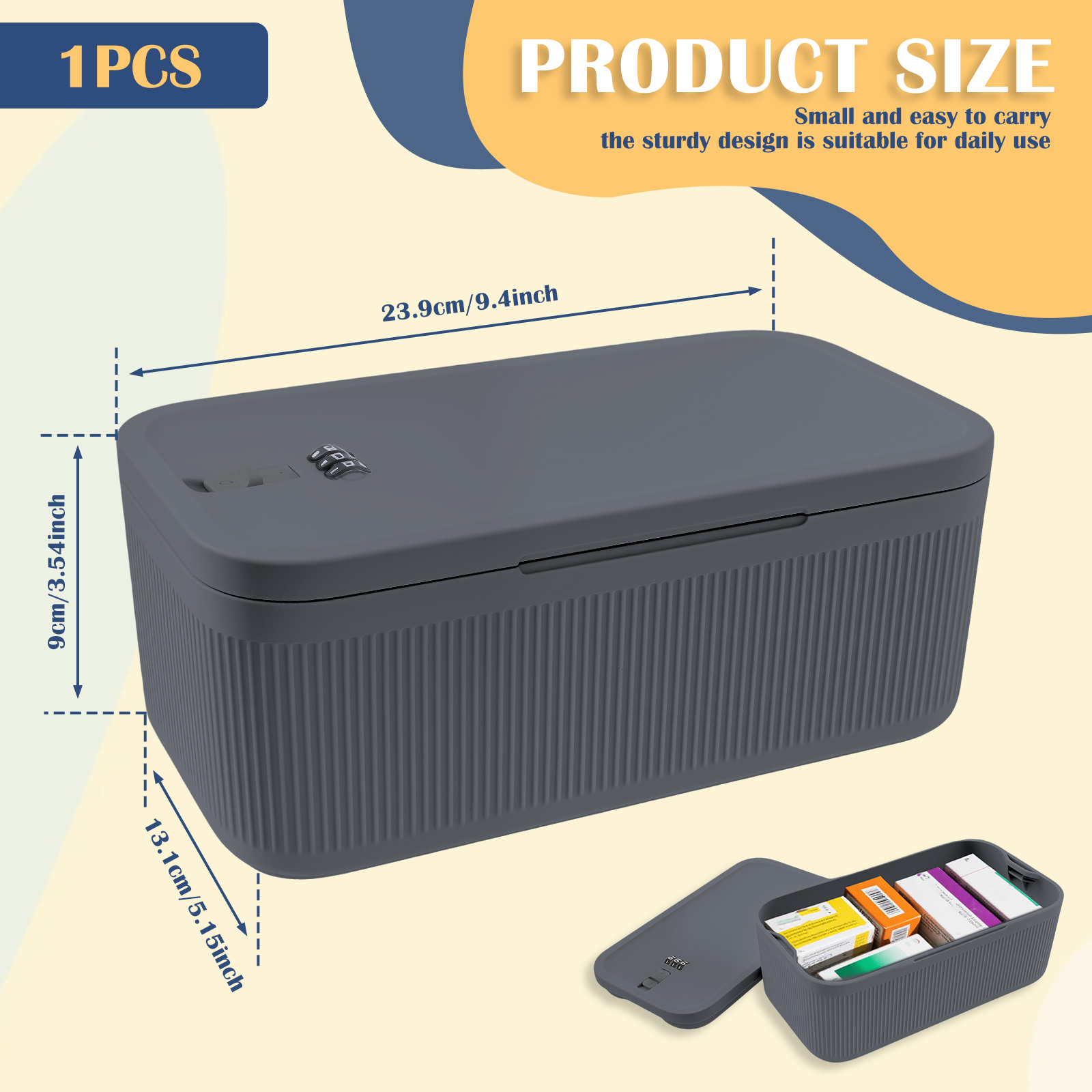 Storage Box with Locker Plasti - огляд і ціна Food Storage Locker