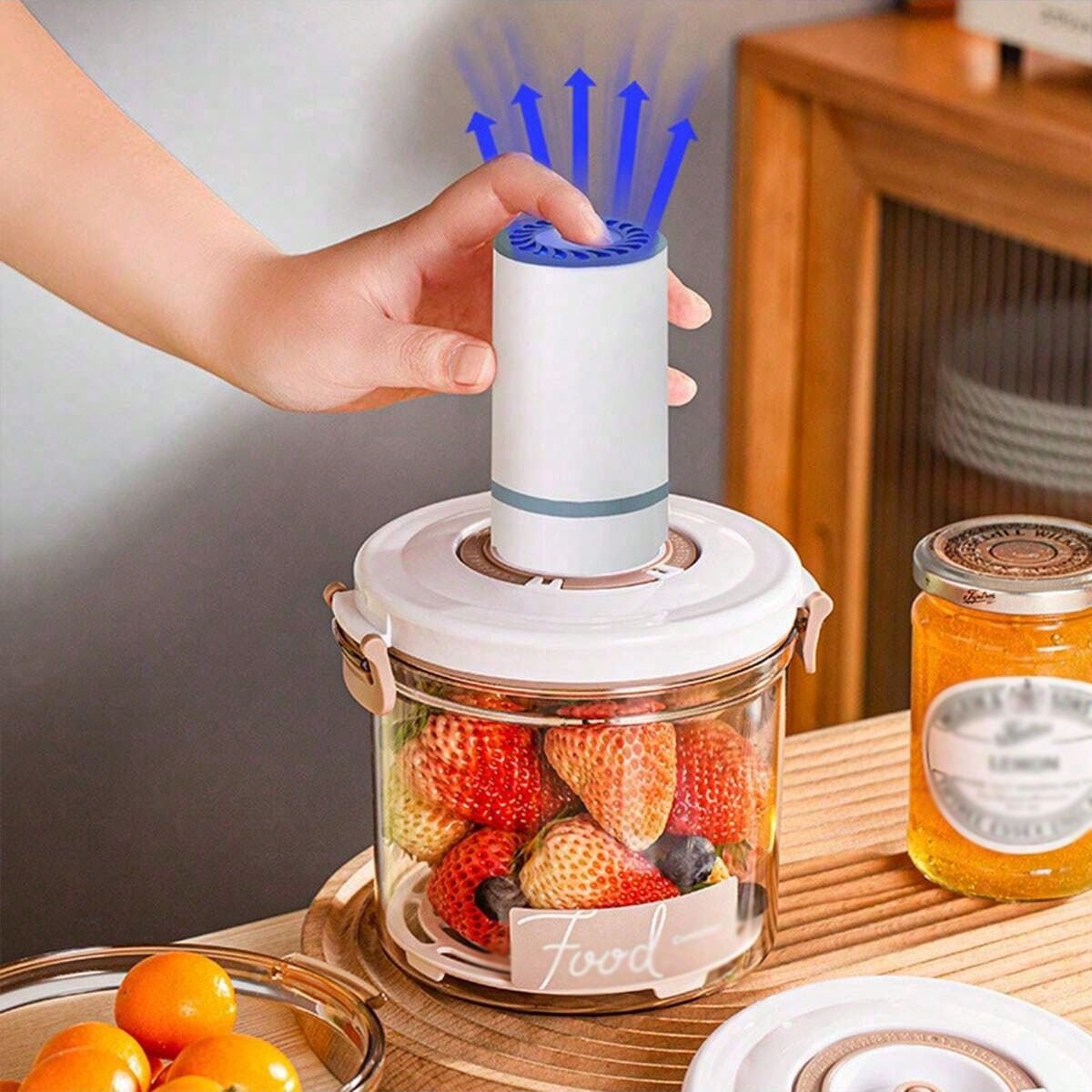 1 Kitchen Food Grade Vacuum Se - огляд і ціна Food Storage Vacuum Containers