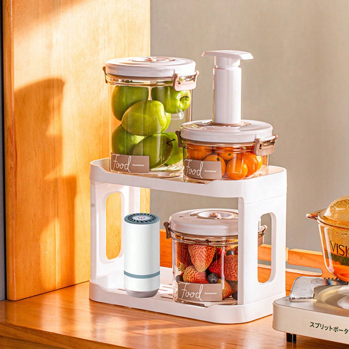 1 Kitchen Food Grade Vacuum Se - огляд і ціна Food Storage Vacuum Containers