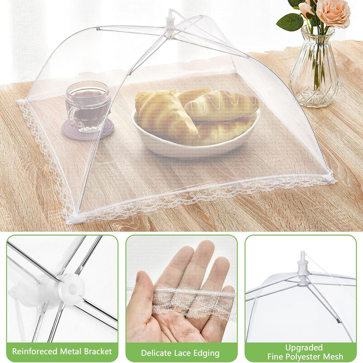 Food Cover Mesh Folding Washab - огляд і ціна Food Storage Long Term