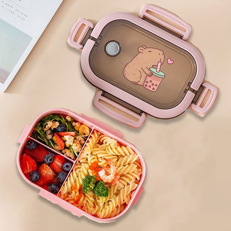 Capybara Bento Lunch Box Anime - огляд і ціна Food Storage And Organizer