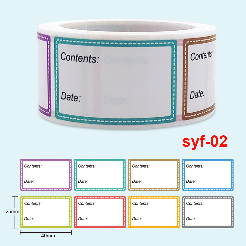 Safe Date Food catalog Storage - огляд і ціна Food Storage Label