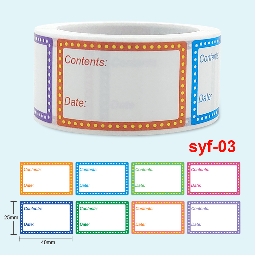 Safe Date Food catalog Storage - огляд і ціна Food Storage Label