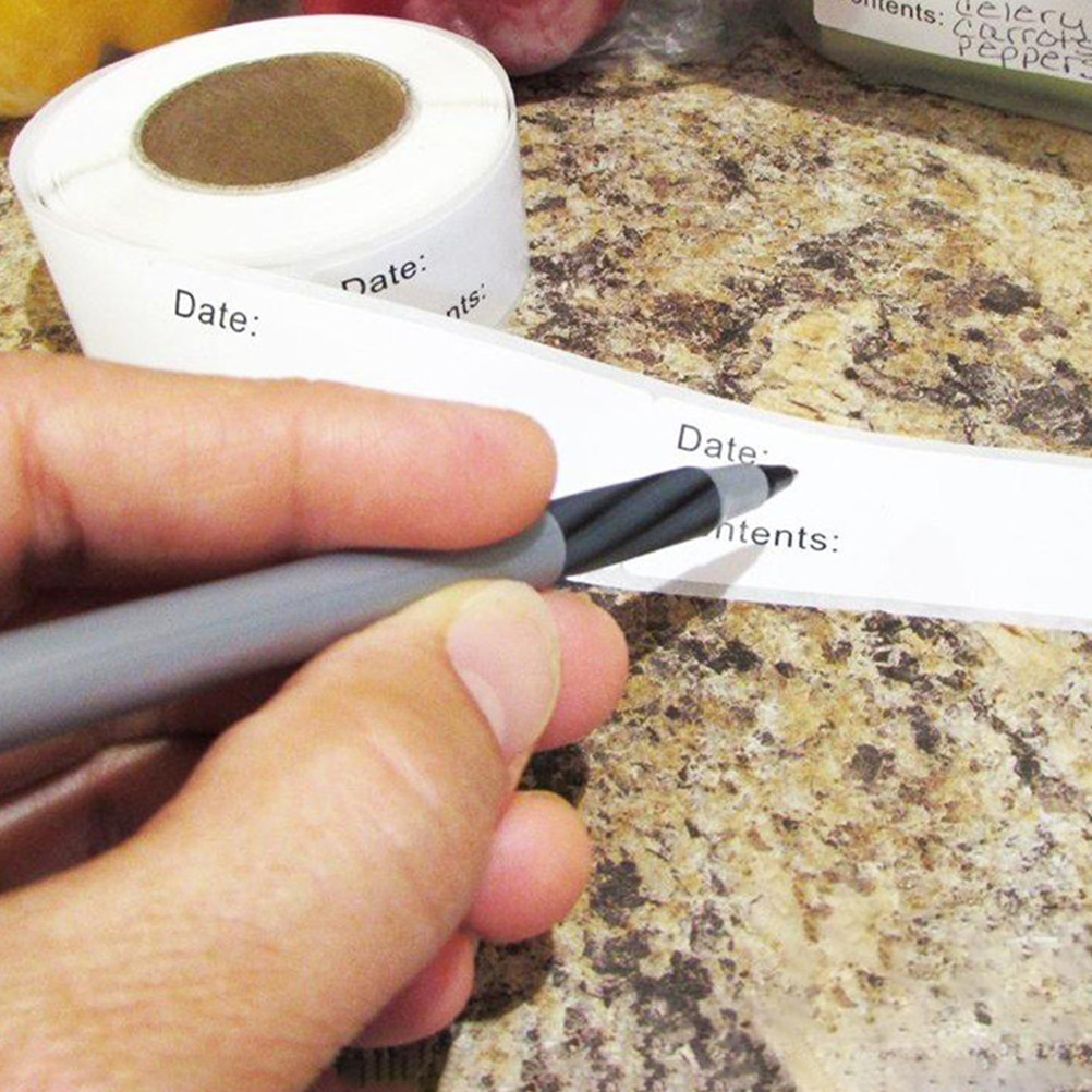 1 Roll Writeable Food Storage  - огляд і ціна Food Storage Jar Labels