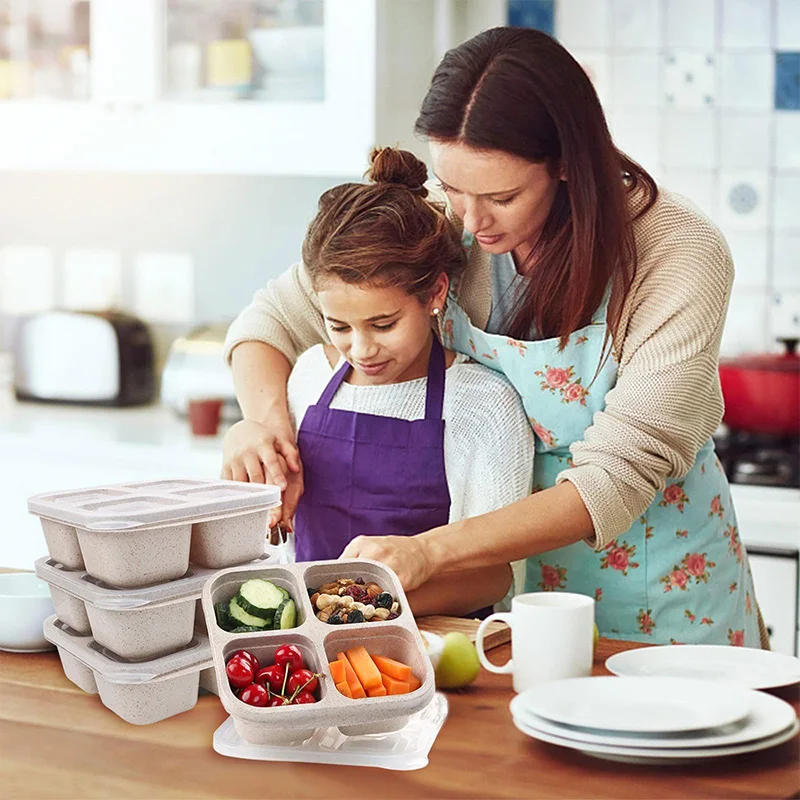 4 Grids Food Storage Box Porta - огляд і ціна Food Storage For Refrigerator