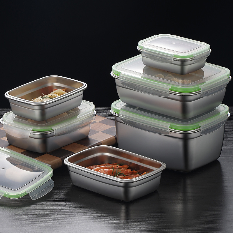 304 Stainless Steel Lunch Box  - огляд і ціна Food Storage Kitchen Container Set