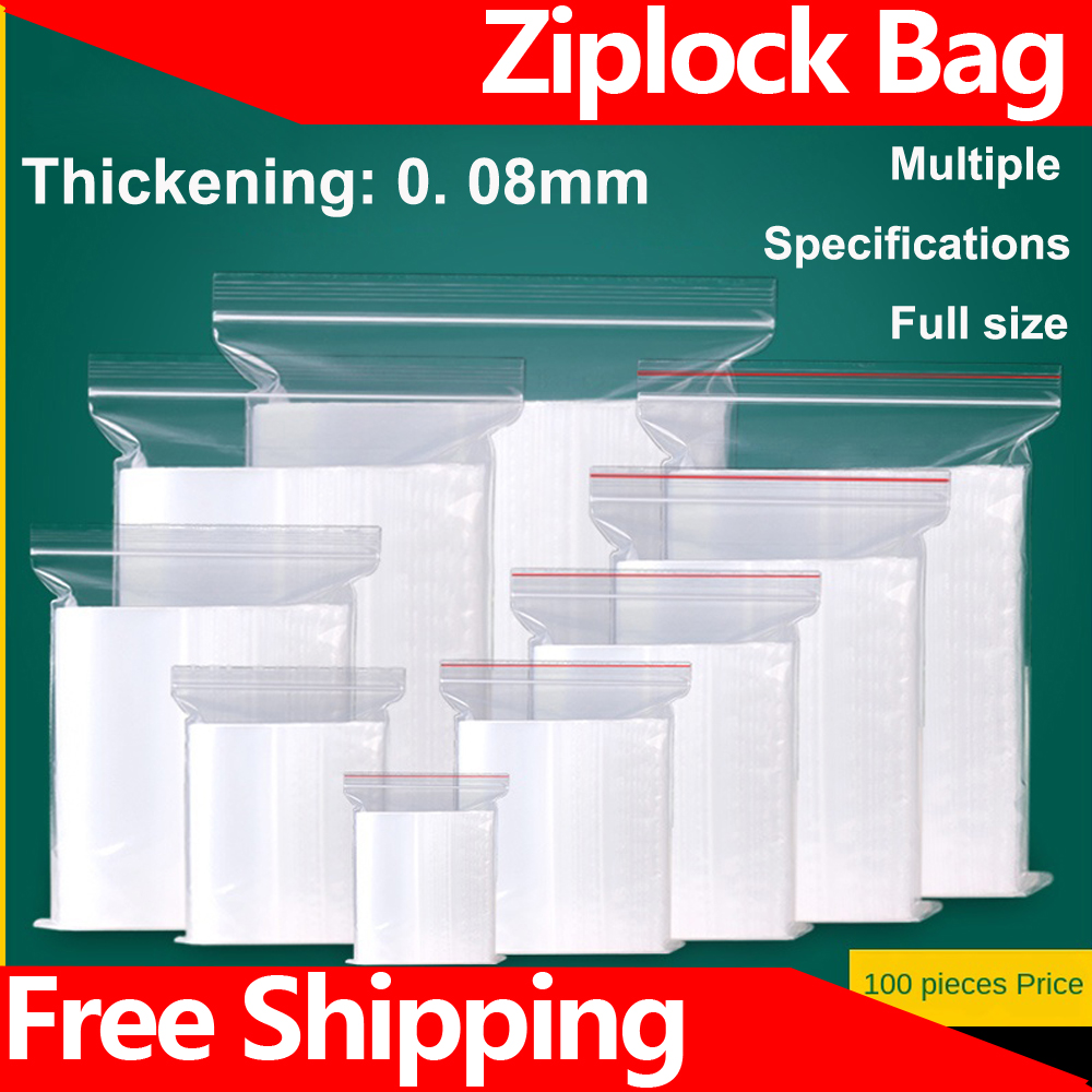 Ziplock Bag Transparent Thick  - огляд і ціна Food Storage Ziploc Bags