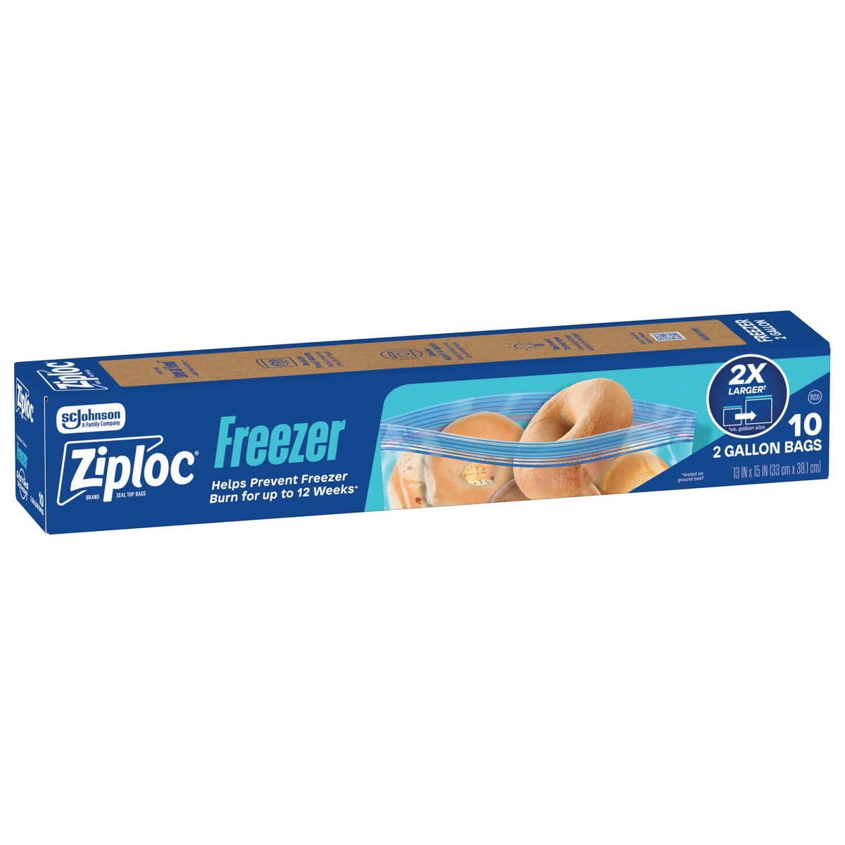 Ziploc Two Gallon Freezer Bags - огляд і ціна Food Storage Ziploc Bags