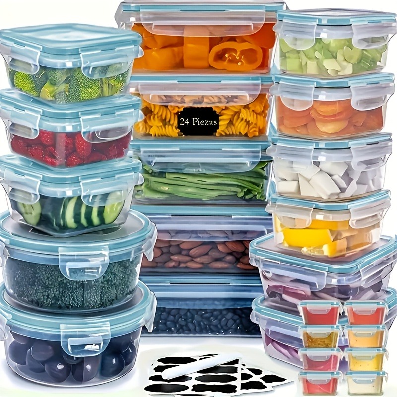 48PCS BPA-Free Food Storage Se - огляд і ціна Food Storage Kitchen Container Set