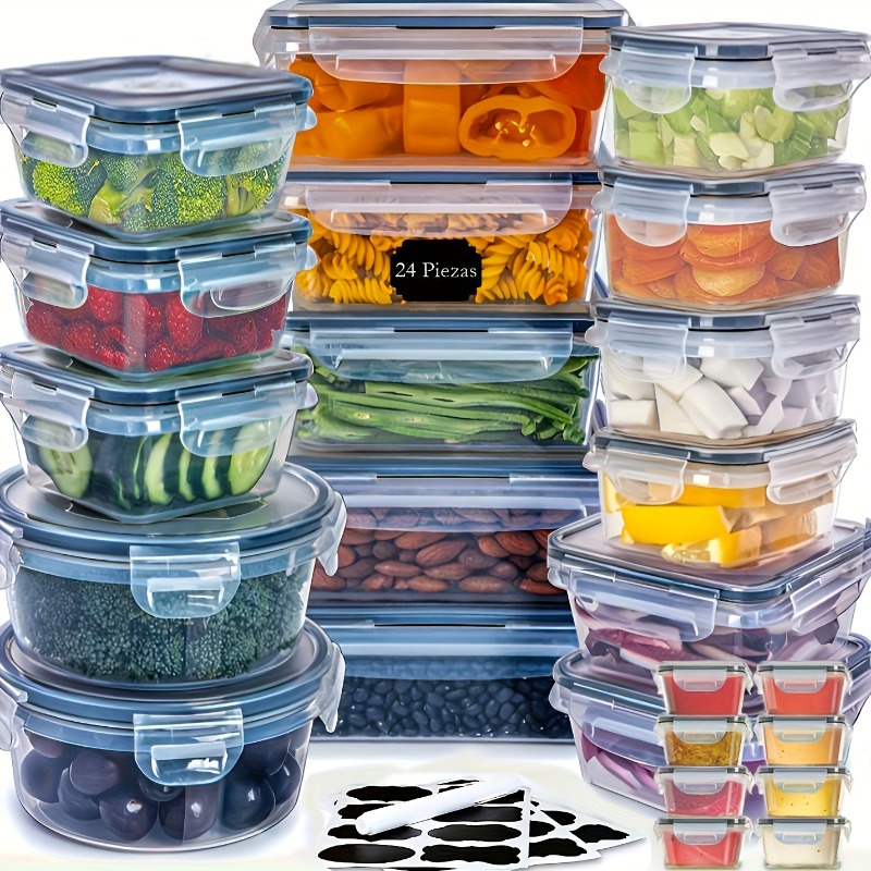 48PCS BPA-Free Food Storage Se - огляд і ціна Food Storage Kitchen Container Set