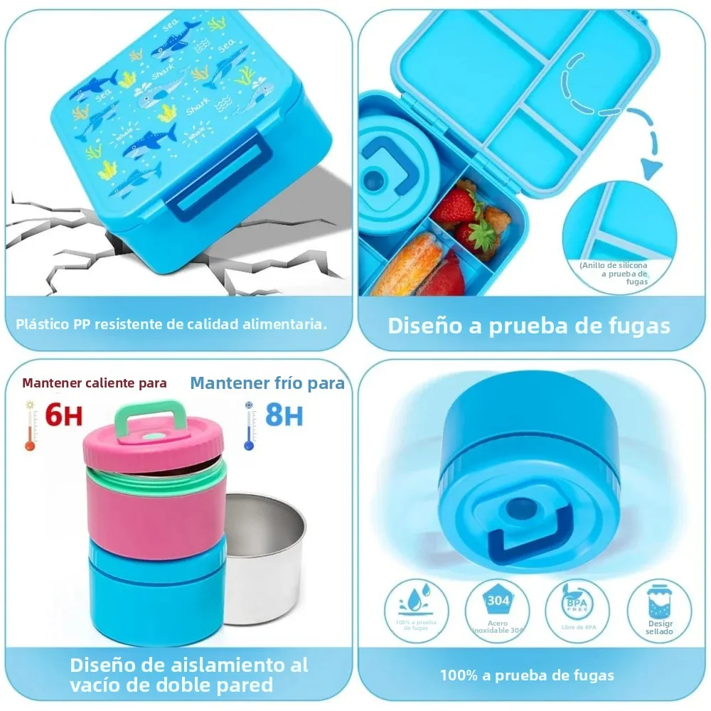 Kids 1700ml Bento Lunch Box Se - огляд і ціна Food Storage Tupperware