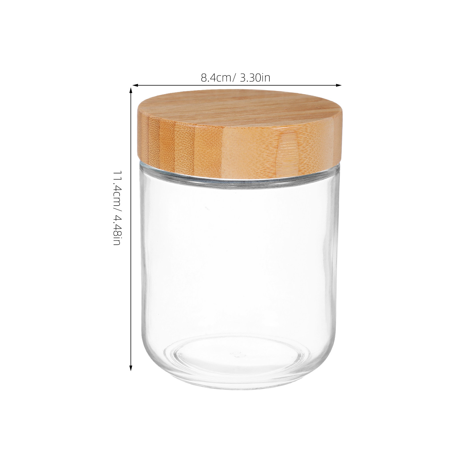 4Pcs Glass Kitchen Storage Jar - огляд і ціна Food Storage Lid